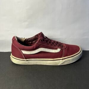 Mens Vans Maroon Old Skool Low Top Sneakers Size 9